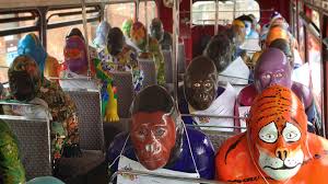 gorillas in the bus